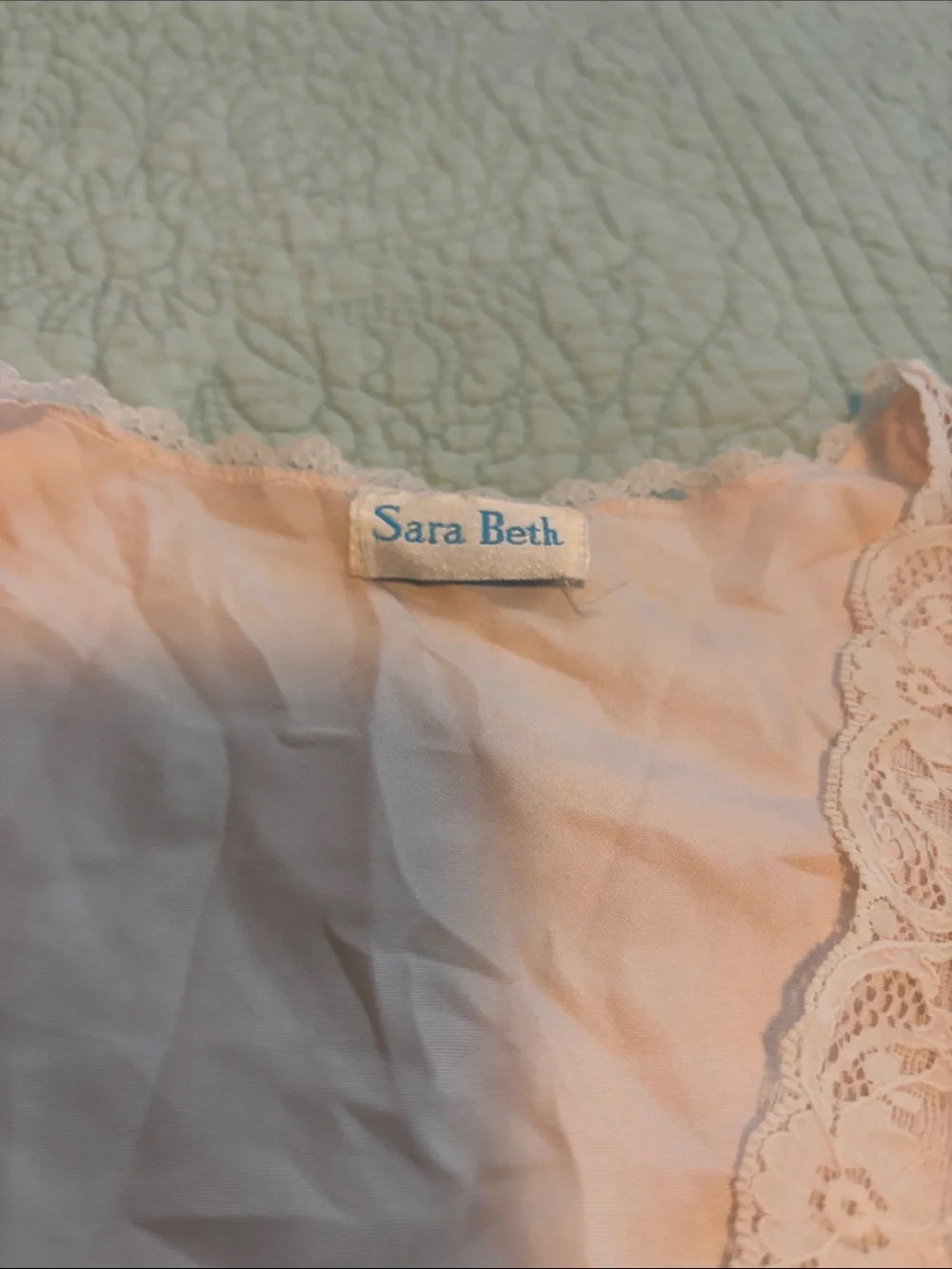 Classic Lace-Trim Pink Slip Dress or Sleep Chemise - Picture 2 of 5